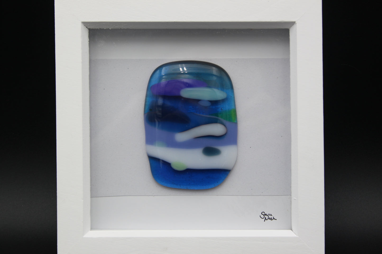 Framed Fused Glass Wall Art