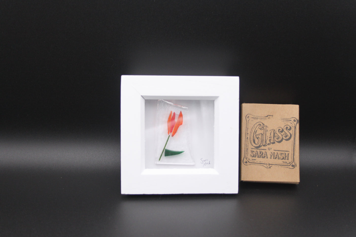 Small Framed Fused Glass Wall Art