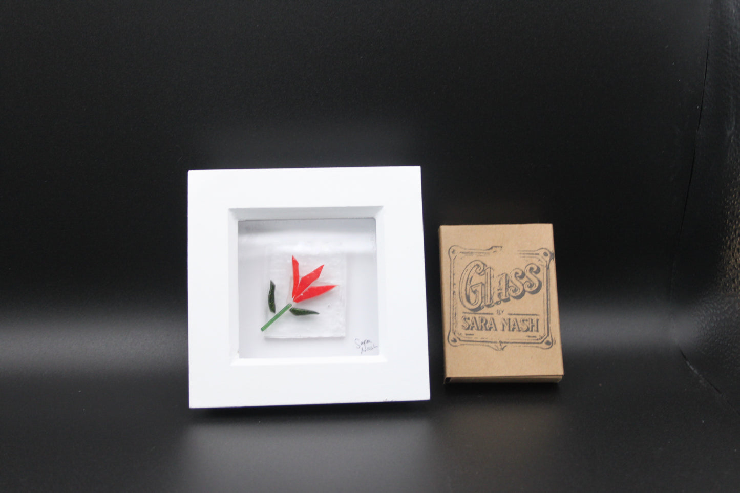 Small Framed Fused Glass Wall Art