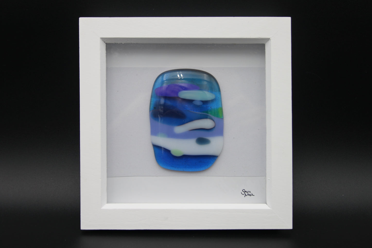 Framed Fused Glass Wall Art