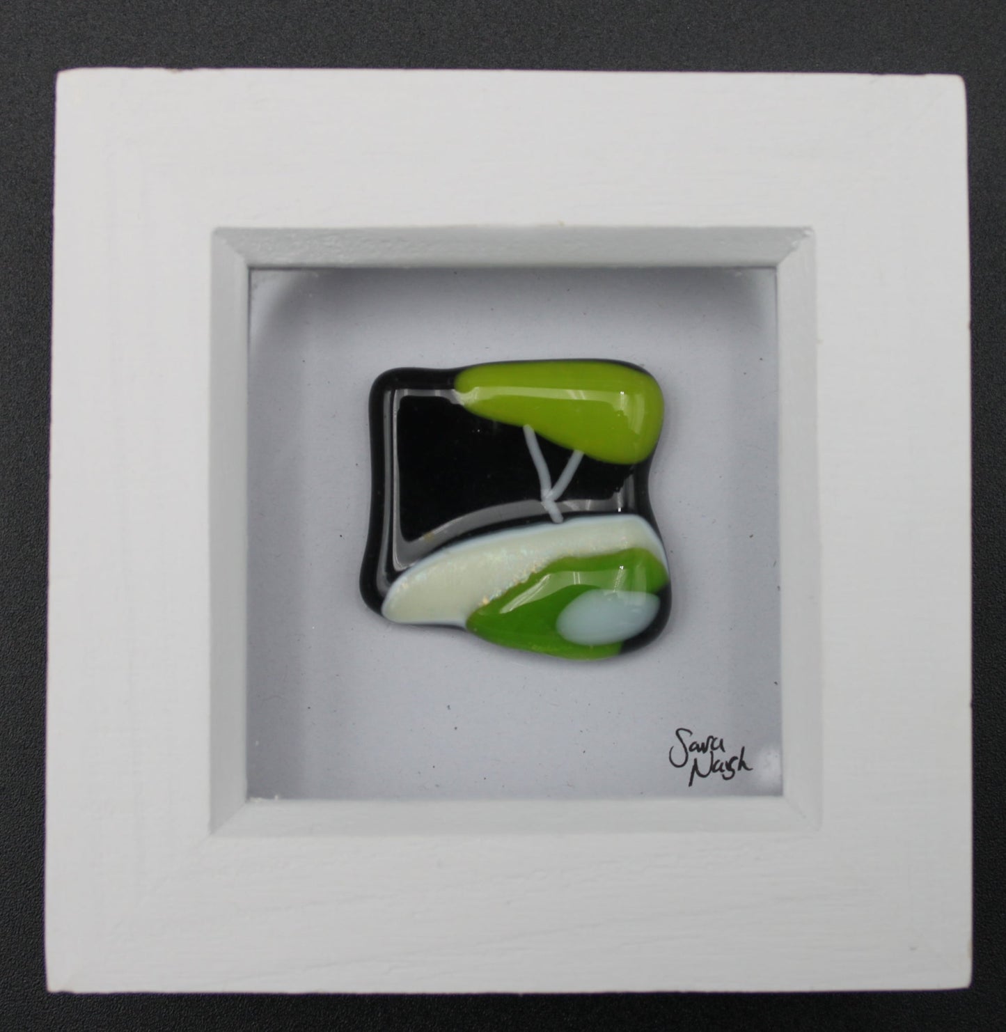 Small Framed Fused Glass Wall Art
