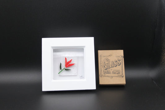 Small Framed Fused Glass Wall Art